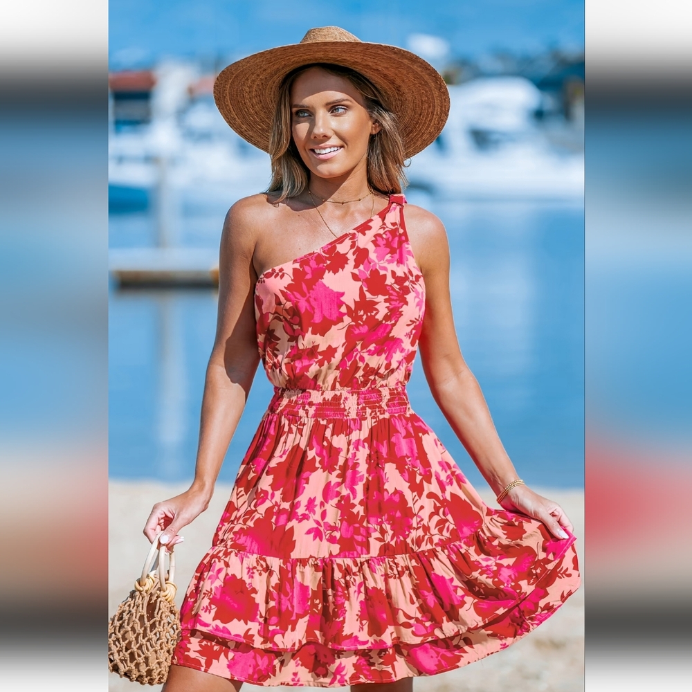 NTW one shoulder dress
